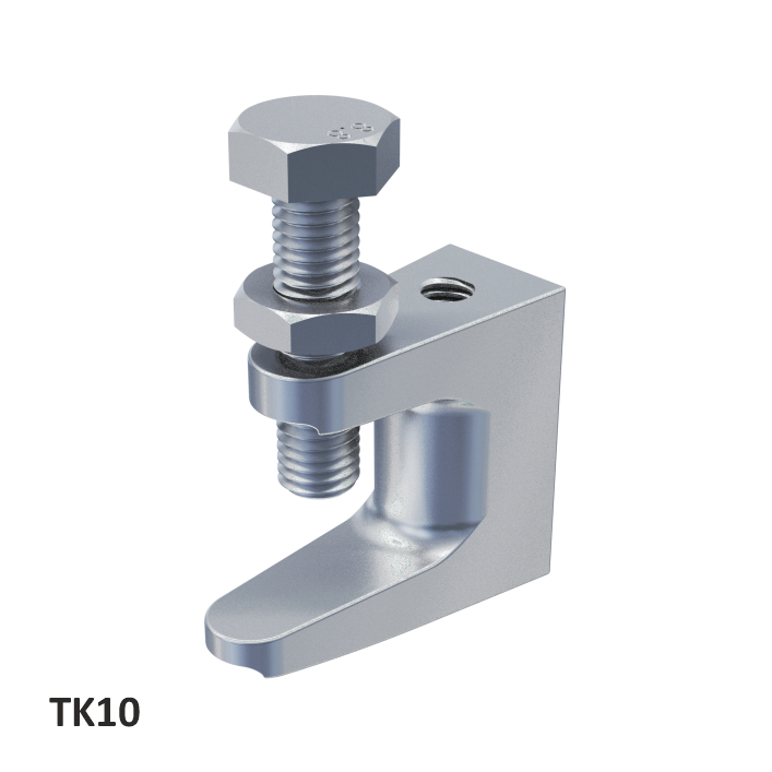 Balkklem C-model verzinkt TK10