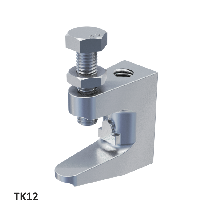 Balkklem C-model verzinkt TK12