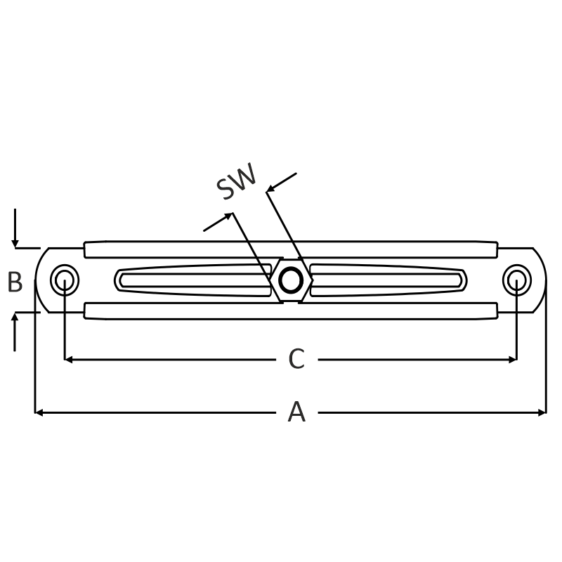 Pijpbeugel voor kunststof leiding met low friction inlage tweedelig bovenaanzicht
