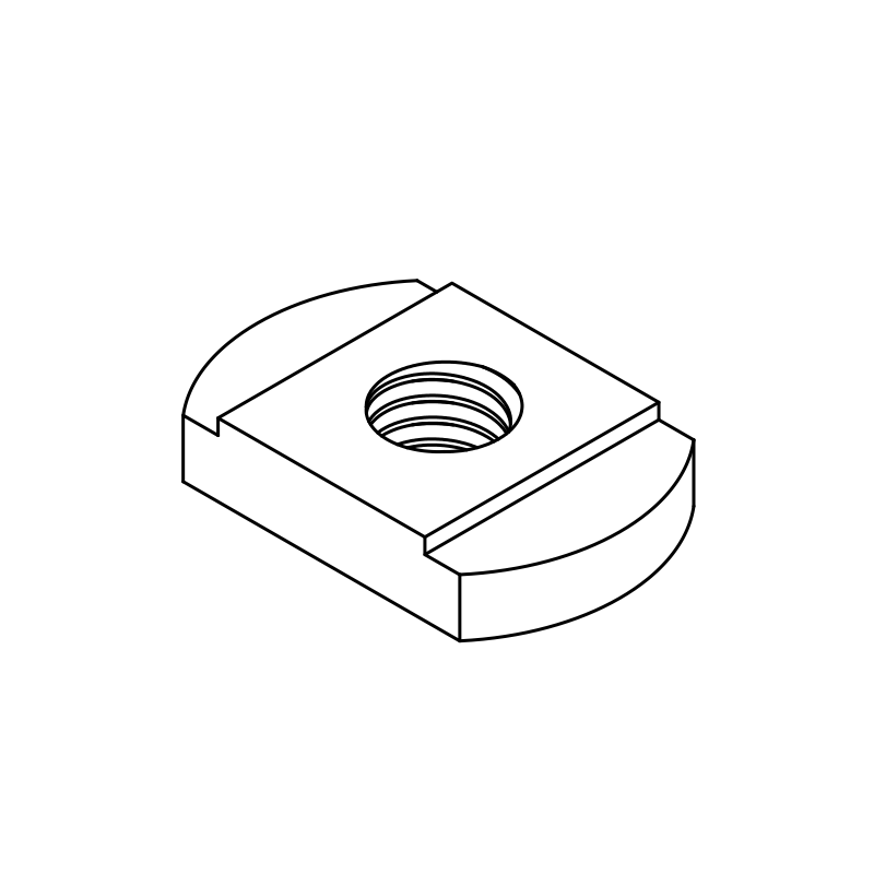 Schuifmoer lijntekening