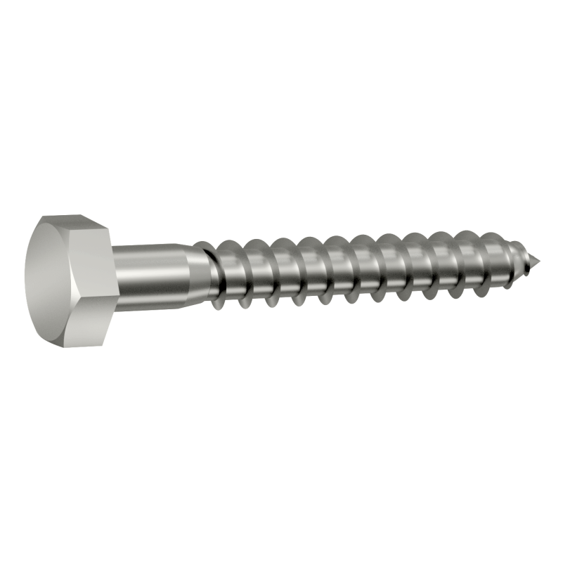 Houtdraadbout DIN 571 RVS-304