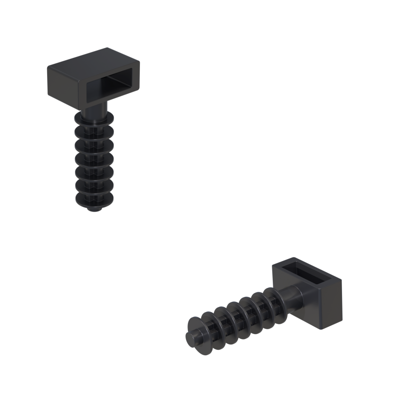 Kabelbinder muurplug vierkant